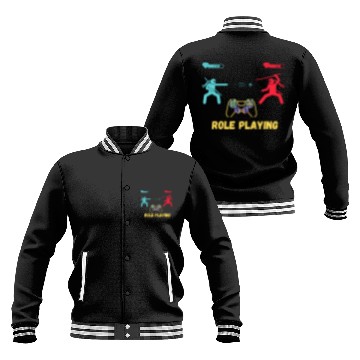 Discover game game, gaming, gamer, video game, funny, video Baseball Jackets