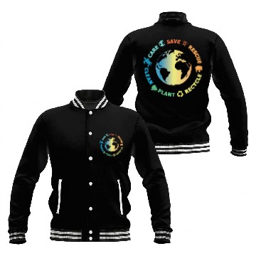 Discover Environmental protection nature conservation Ocean Baseball Jackets