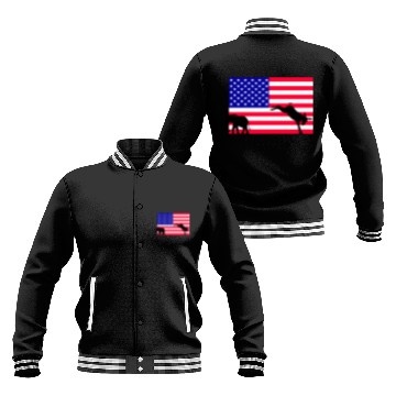 Discover Donkey kicking out the elephant US Election 2024 Baseball Jackets