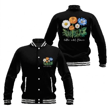 Discover Little Wildflower Baseball Jackets