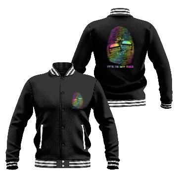 Discover Retro Demolition Derby Finger Print It's In My DNA Baseball Jackets