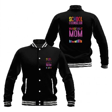 Discover School Counselor Mom School Baseball Jackets
