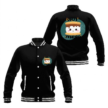Discover Hot Mess Kawaii S'more Meme Baseball Jackets