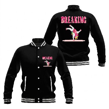 Discover BREAKING DANCE UNICORN Baseball Jackets