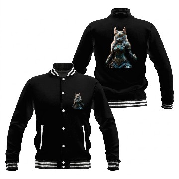 Discover Valkyrie cat (Viking cat) Valhalla calling Baseball Jackets
