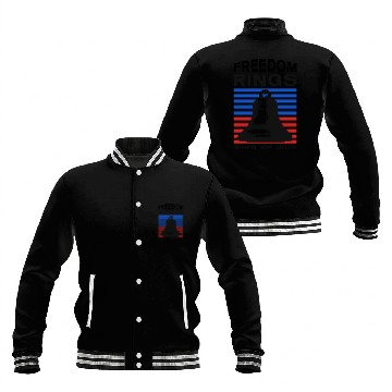Discover Freedom Rings When We Vote - Election Baseball Jackets
