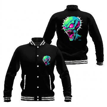 Discover Angry Alien Baseball Jackets