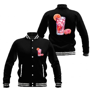 Discover Grapefruit Citrus Cocktail Baseball Jackets