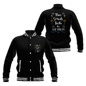 Discover Summer Vacation Off Duty Funny Scrub Tech Baseball Jackets