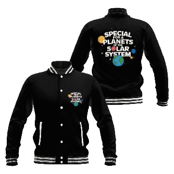 Discover Special plantes solar system Baseball Jackets