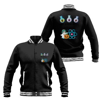 Discover Chemistry Boo The Element Of Surprise Chemist Hall Baseball Jackets
