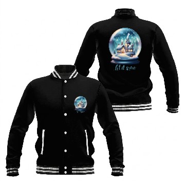 Discover Let It Snow Baseball Jackets