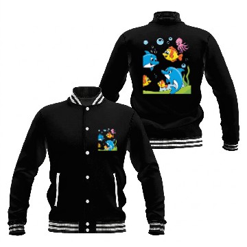 Discover Dolphins and Friends Baseball Jackets