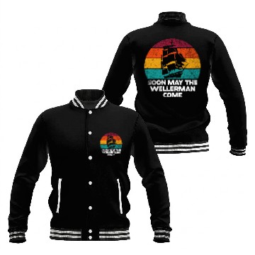 Discover Sailor Meme Pirate Ship Ocean Sailing Baseball Jackets