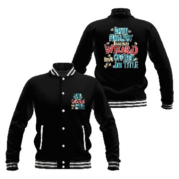 Discover Data Analyst Wizard Data Science Baseball Jackets
