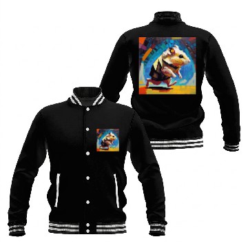 Discover Hamster runner Baseball Jackets