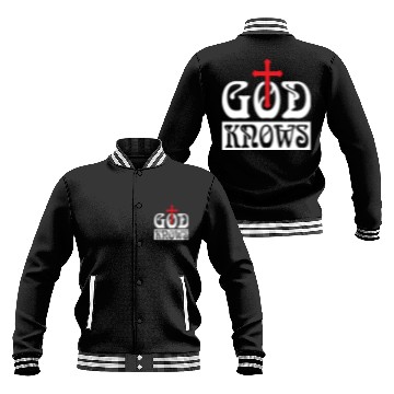 Discover God Knows Love Jesus Christian Christmas Baseball Jackets