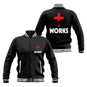 Discover Prayer Works Love Jesus Christian Christmas Baseball Jackets