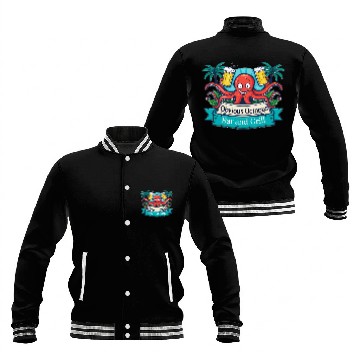 Discover Obvious Octopus Bar and Grill Baseball Jackets