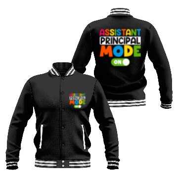 Discover Assistant Principal Mode On 100 days of school Baseball Jackets