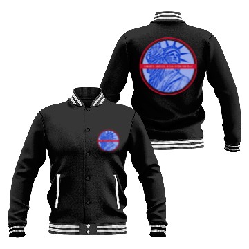 Discover Liberty, Justice, & Jiu-Jitsu for All! Jiu Jitsu Baseball Jackets