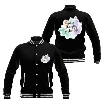 Discover Positive Thoughts, Positive Life – Calming Baseball Jackets