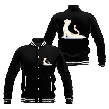 Discover Cat doing yoga - harmony & balance Baseball Jackets