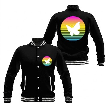 Discover Vibrant Butterfly Baseball Jackets