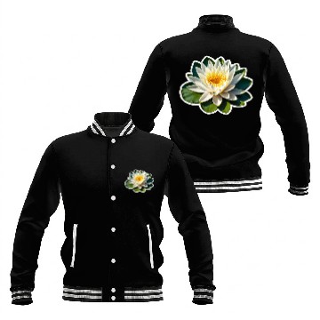 Discover A beautiful Water Lily Baseball Jackets