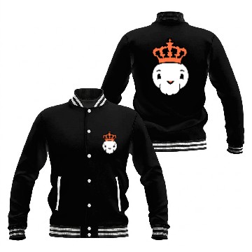 Discover Bird King Crown Ruler Beard Old Kingdom Duck Cute Baseball Jackets
