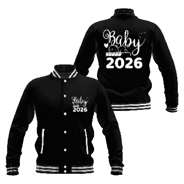 Discover Baby 2026 Loading Expecting Joyful Arrival Baseball Jackets