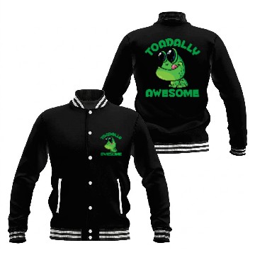Discover Toadally Awesome Happy Cartoon Toad Baseball Jackets