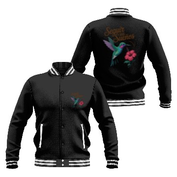 Discover Seguir Sus Suenos Follow Your Dreams Hummingbird Baseball Jackets