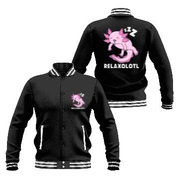 Discover Axolotl Amphibian Pet Funny Axolotls Baseball Jackets