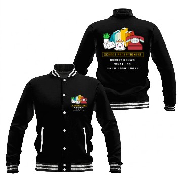 Discover School Receptionist Back To School Baseball Jackets