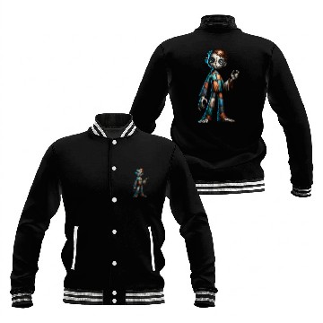 Discover Stitched Button-Eyed Doll – Creepy Patchwork Puppe Baseball Jackets