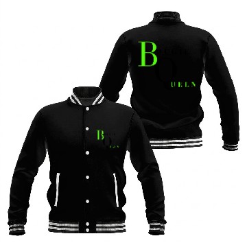 Discover Bougie Queen Lime&Black Baseball Jackets