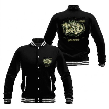 Discover Camo Dad Design Baseball Jackets