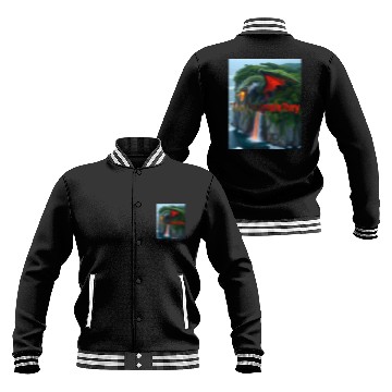 Discover Art-Gil Dragon 1 The Dragon's Fury Baseball Jackets