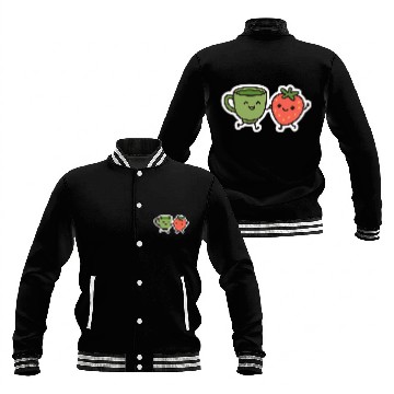 Discover Matcha & Berry Besties Baseball Jackets