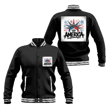 Discover Statue of Liberty USA Graffiti Zero Limit Brand Baseball Jackets
