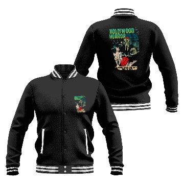 Discover Hollywood Horror B-Movie Madness Baseball Jackets