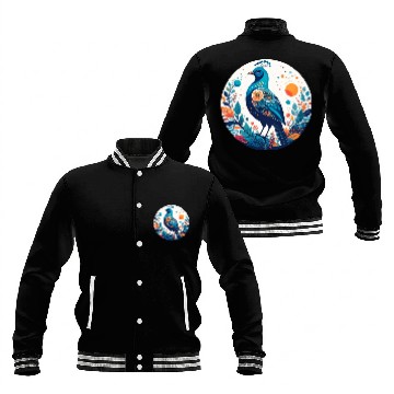 Discover Royal Peacock Baseball Jackets
