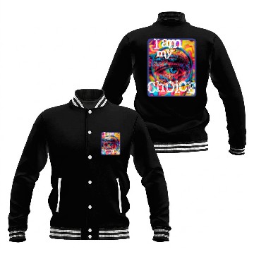 Discover Vivid Psychedelic Eye Art Baseball Jackets