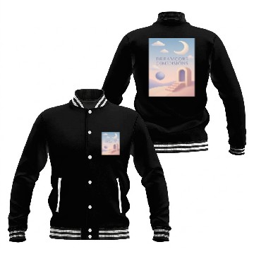 Discover Dreamcore Dimensions Celestial Scene Baseball Jackets