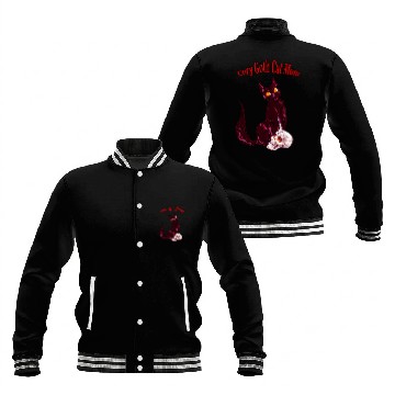 Discover Cozy Gothic Cat Mom Baseball Jackets