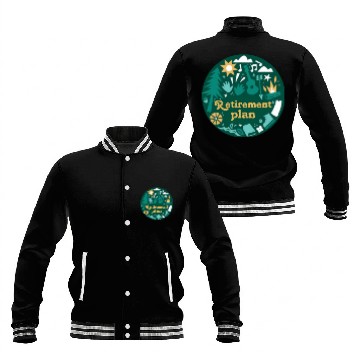 Discover Retirement Plan Nature Escape Design Baseball Jackets