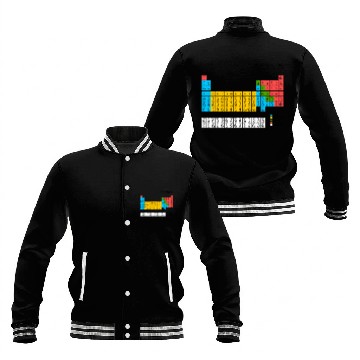 Discover Periodic Table Baseball Jackets