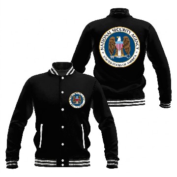 Discover National Security Agency Logo Baseball Jackets