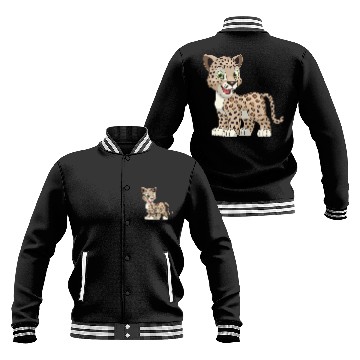 Discover jaguar-cub-animal-wildlife Baseball Jackets